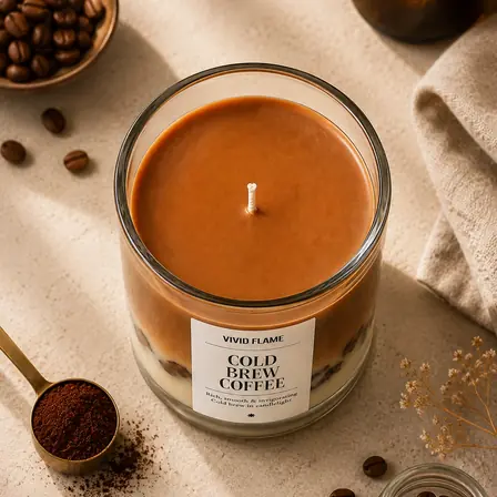 Cold Brew Coffee Candle – Premium Coffee Scented Jar Candles - Image 4