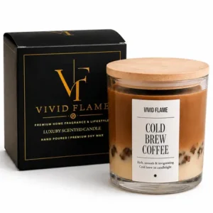 Cold Brew Coffee Candle – Premium Coffee Scented Jar Candles