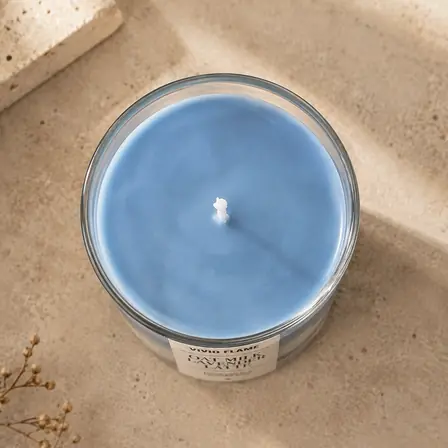 Oat Milk Lavender Latte Candle – Premium Lavender Scented Jar Candles - Image 4