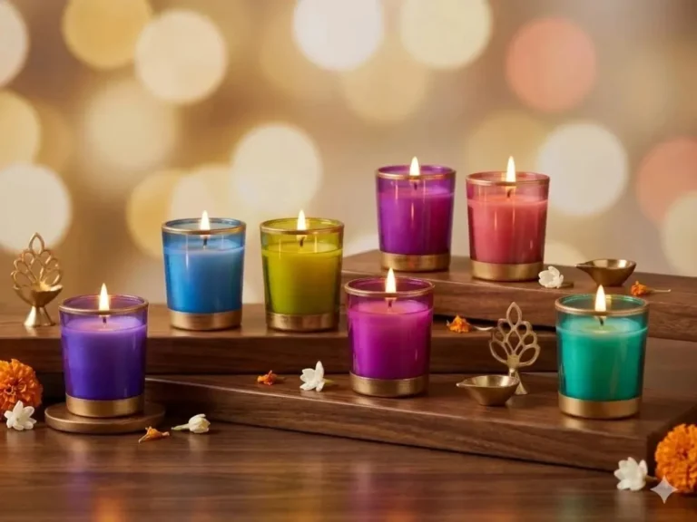 Festive Scented Candles β Set of 7
