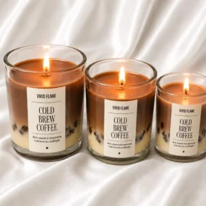 Cold Brew Coffee Candle 3 Jar Sizes