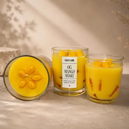 OG Mango Shake Candle – Premium Fruity Scented Jar Candles - Image 8