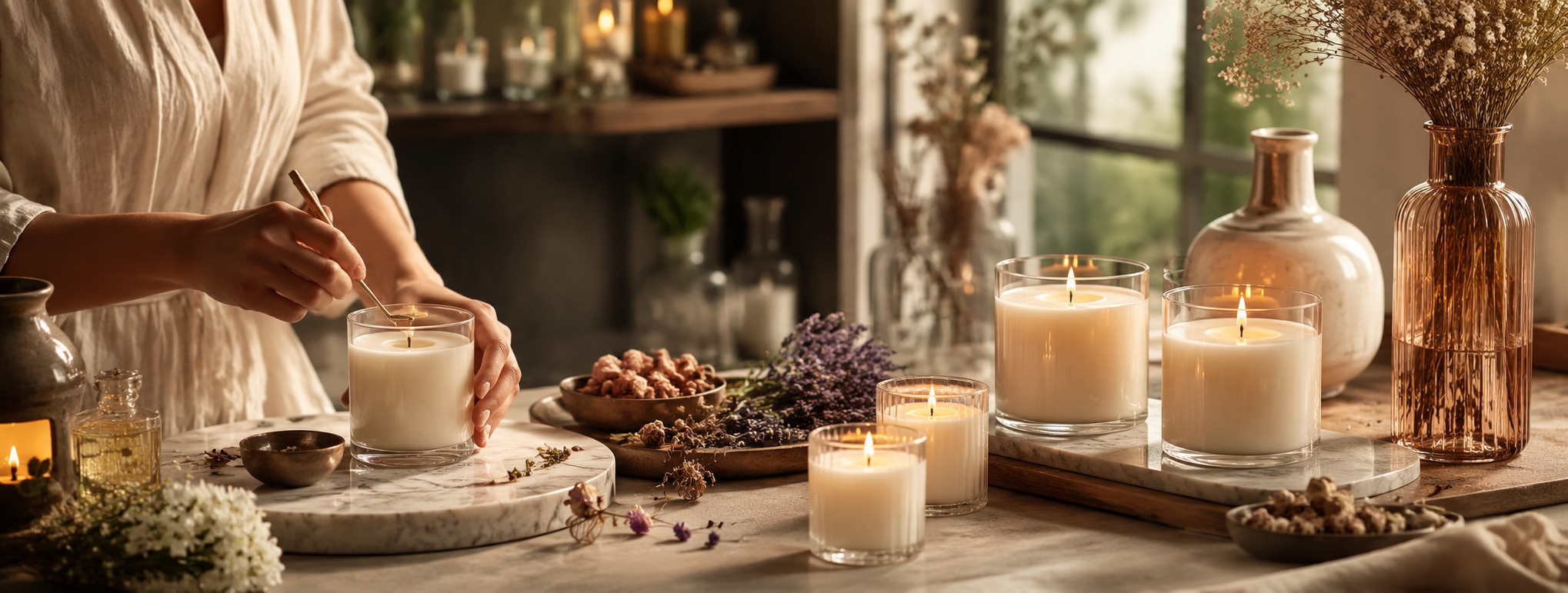 Vivid Flame — hand poured candles