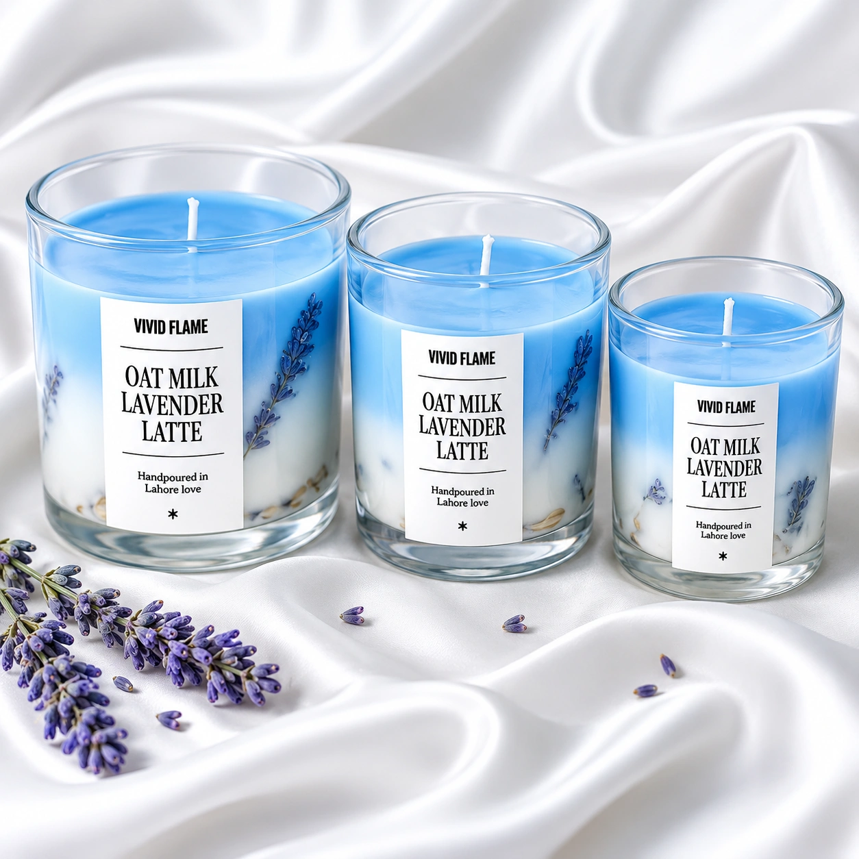 Oat Milk Lavender Latte Candle – Premium Lavender Scented Jar Candles - Image 8
