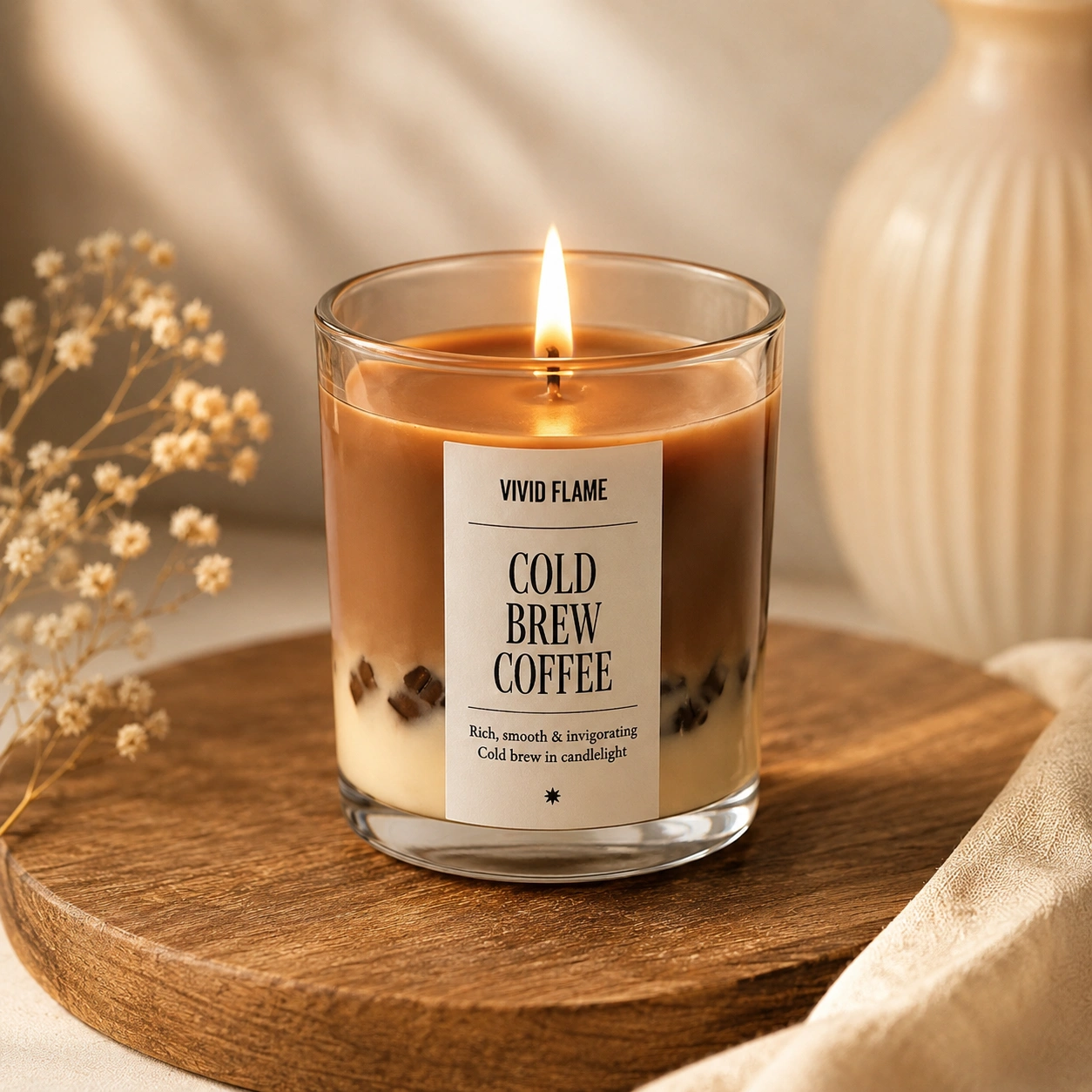 Cold Brew Coffee Candle – Premium Coffee Scented Jar Candles - Image 2