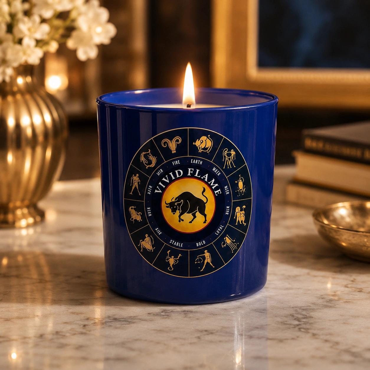 Zodiac Candle Gift Set – 12 Premium Astrology Jar Candles - Image 3