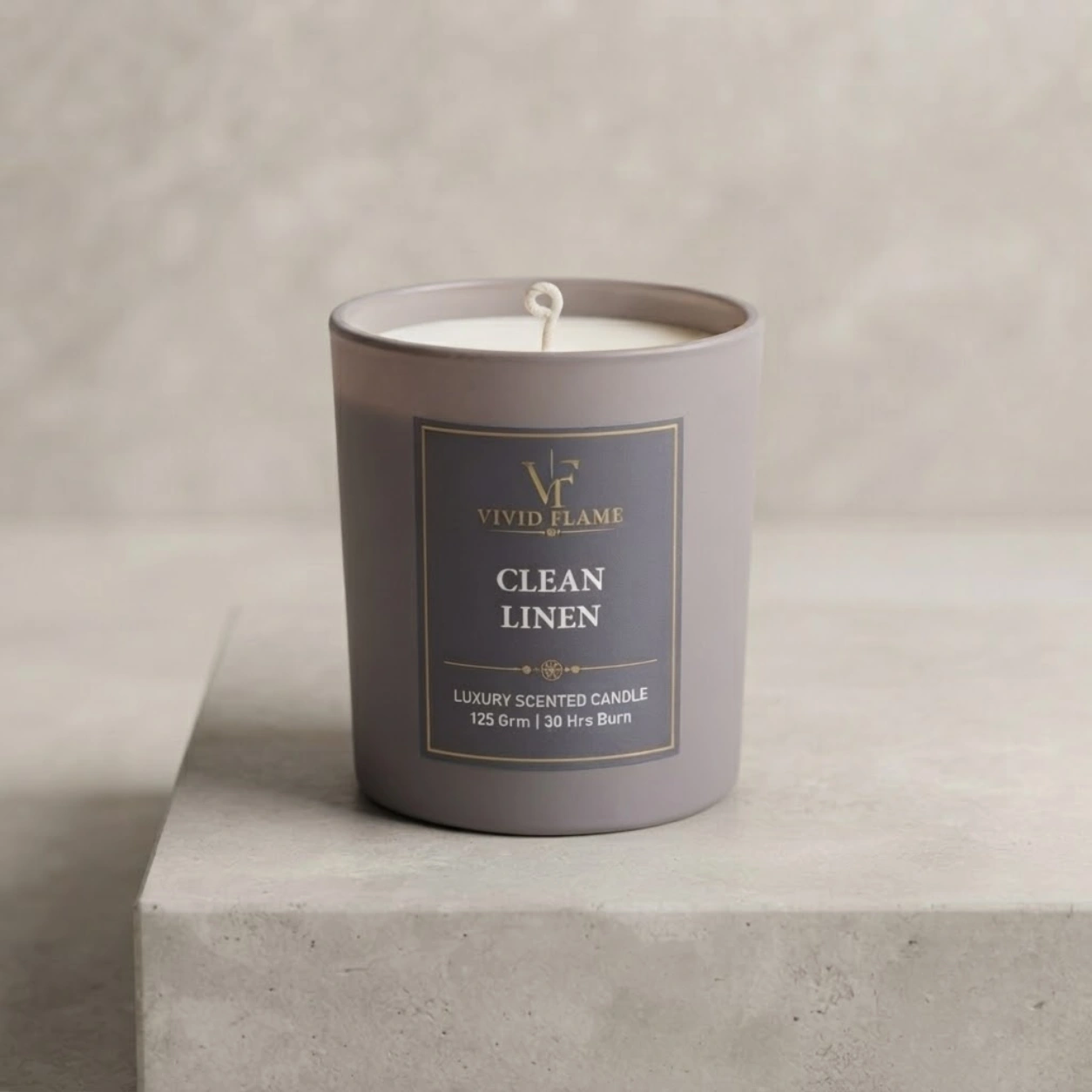 Clean Linen Luxury Scented Candle - Image 4