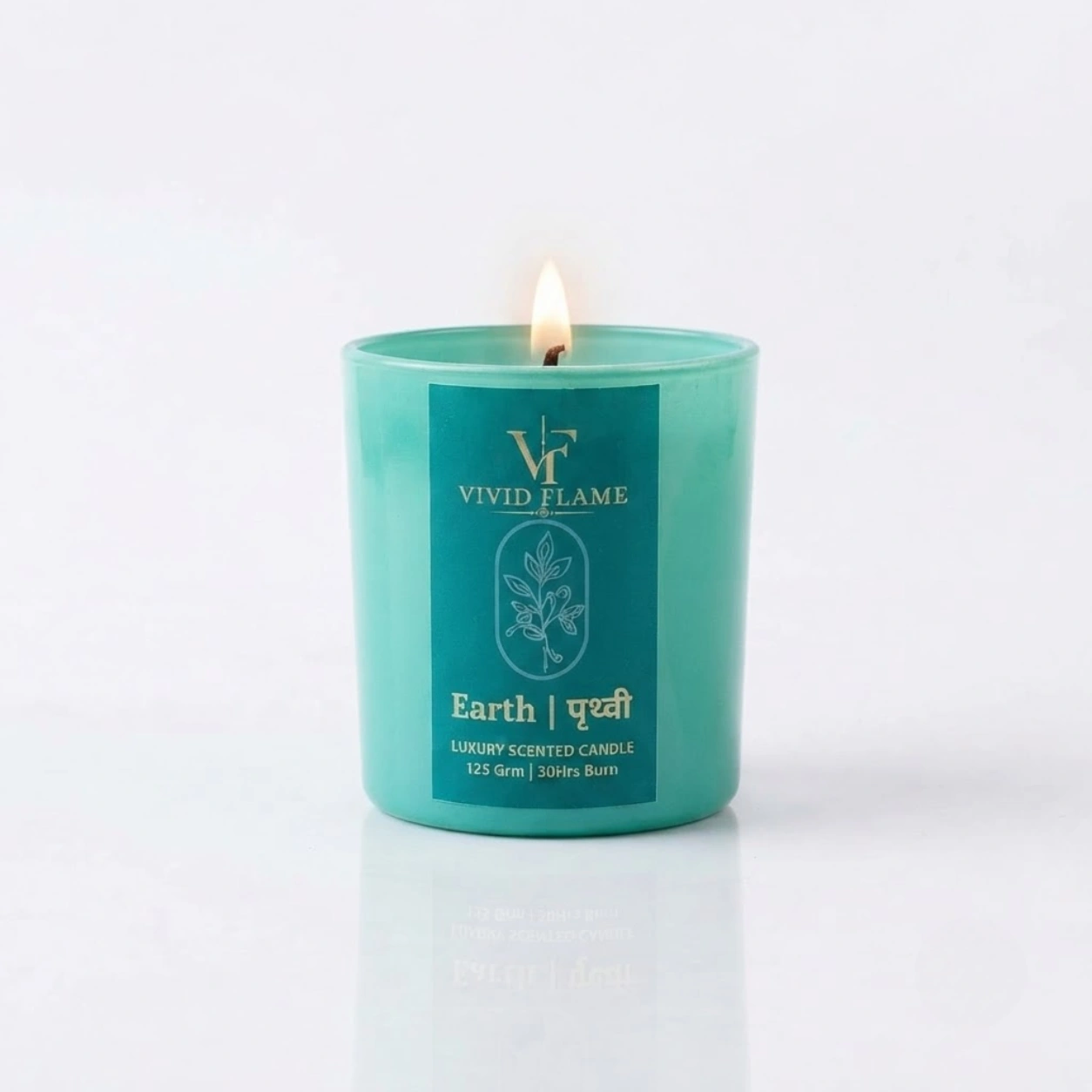 Earth (Prithvi) Luxury Scented Candle – 125g | 30 Hours Burn - Image 5