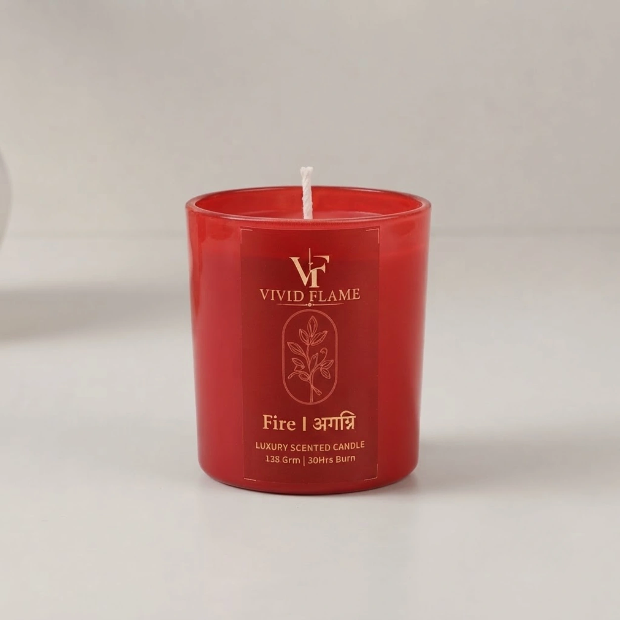 Fire (Agni) Luxury Scented Candle – 135g | 30 Hours Burn - Image 3