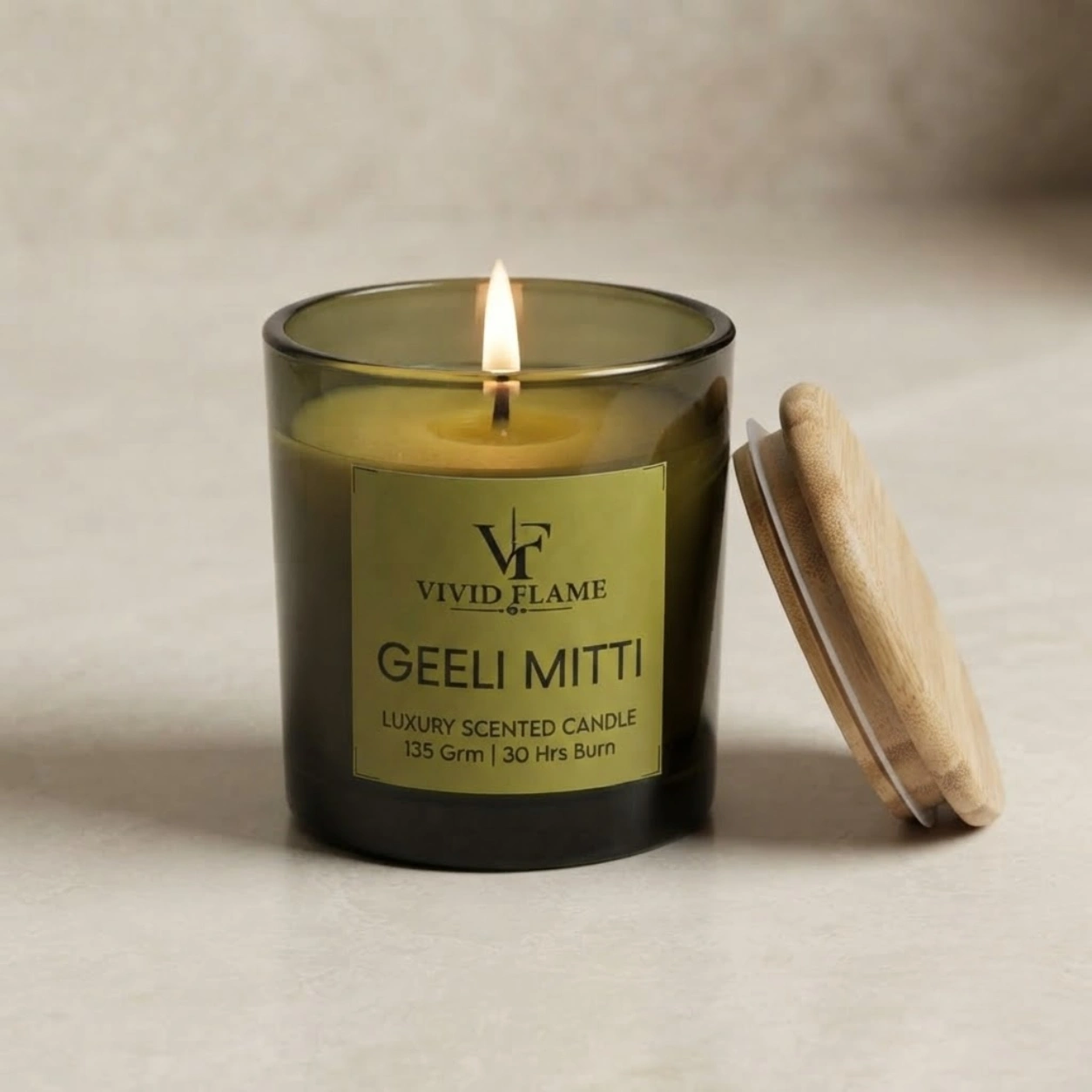 Geeli Mitti Luxury Scented Candle – 135g | 30 Hours Burn - Image 2