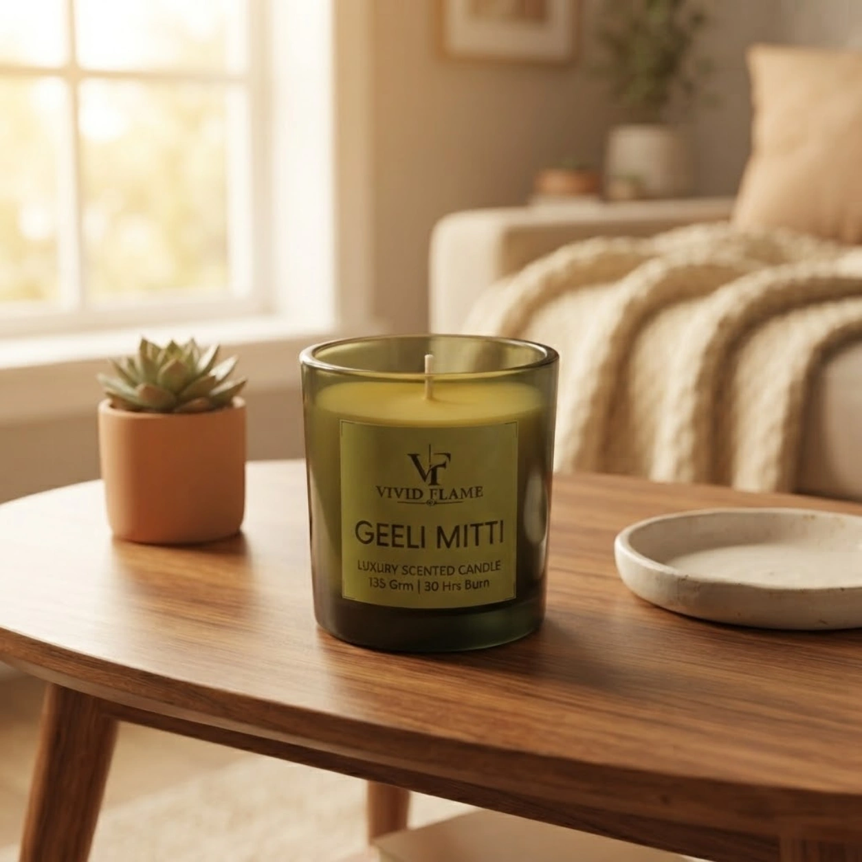 Geeli Mitti Luxury Scented Candle – 135g | 30 Hours Burn - Image 5