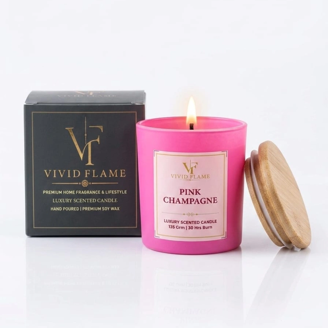 Pink Champagne Luxury Scented Candle