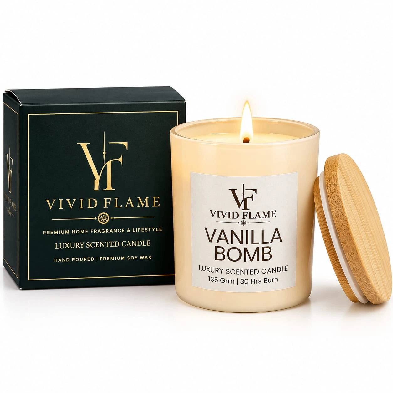 Vanilla Bomb Luxury Scented Candle
