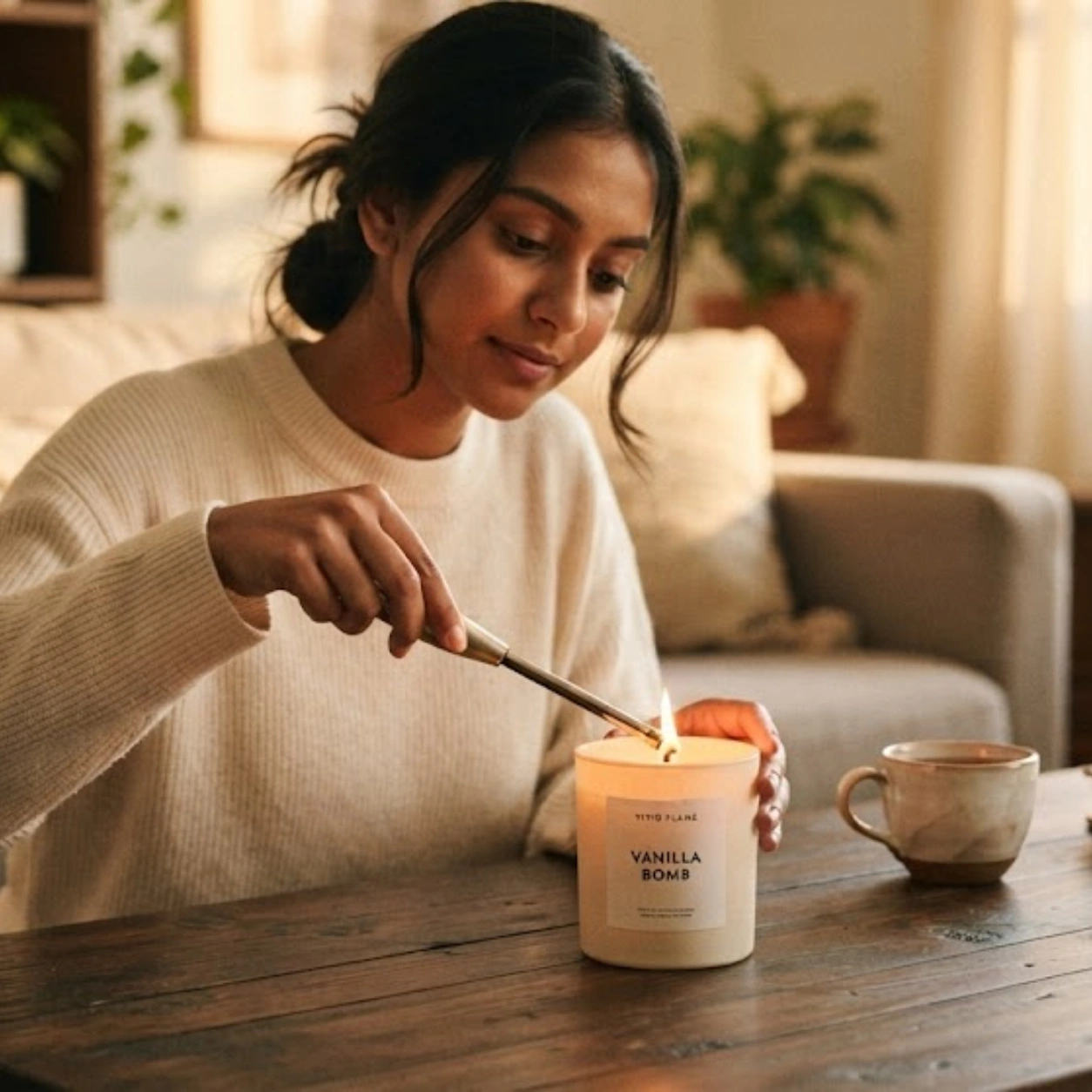 Vanilla Bomb Luxury Scented Candle – 135g | 30 Hours Burn - Image 5